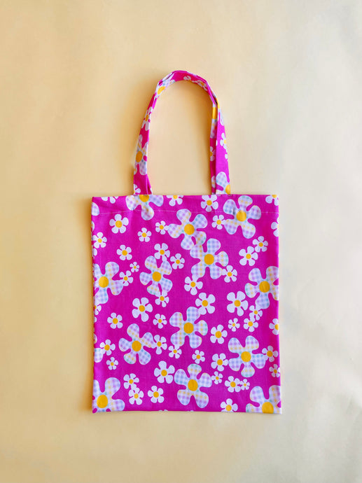 Tote Bag — Pink Flower Power