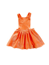 Load image into Gallery viewer, Corduroy Pinafore Dress — Creamsicle