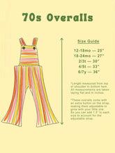Load image into Gallery viewer, 70s Groovy Retro Overalls