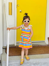 Load image into Gallery viewer, girls 70s style summer dress