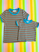 Load image into Gallery viewer, 80s Tee — Cool Stripe