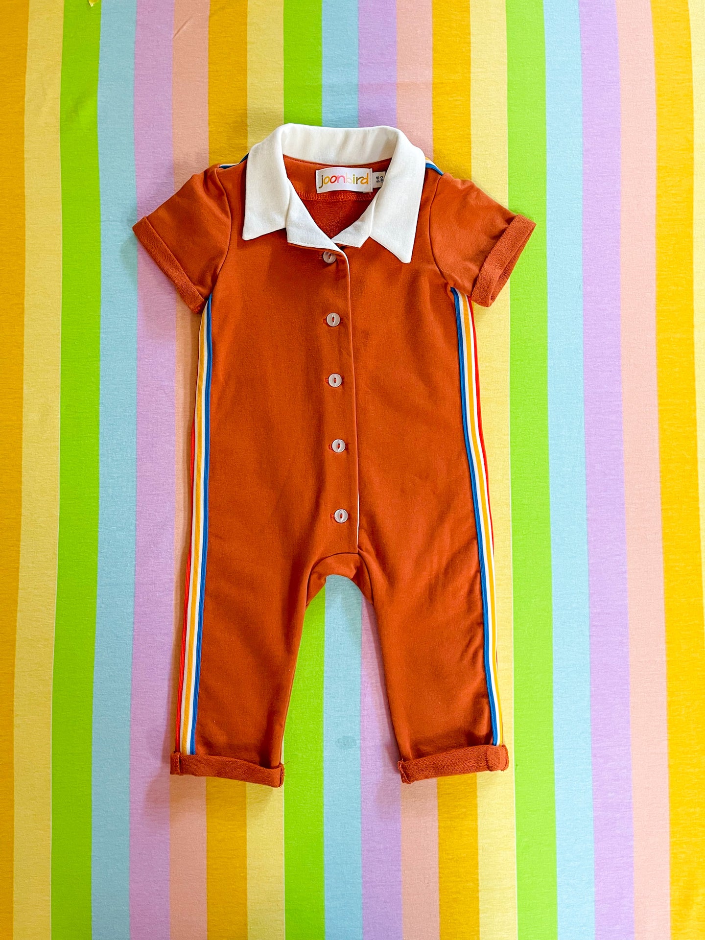 cute funky boys vintage inspired utility jumpsuit for groovy birthday outfit
