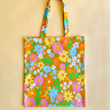 Tote Bag — Green Flower Power