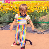 70s Overalls - Palm Springs Stripe