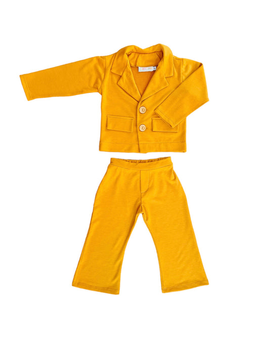 70s Suit — Ultra Soft Mustard