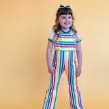 70s Overalls - Palm Springs Stripe