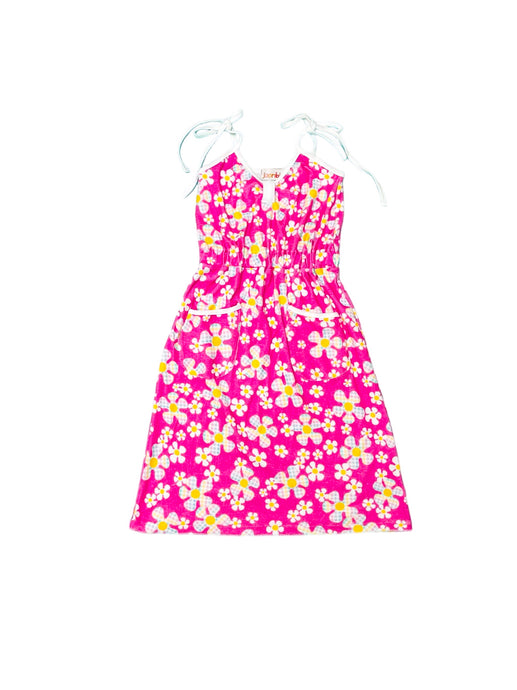 Women’s Terry Cloth Summer Dress — Barbie Pink