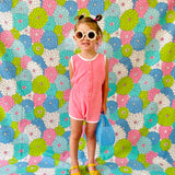 Retro Terry Cloth Romper — Pink