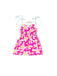 Terry Cloth Summer Dress — Barbie Pink