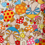 Mushroom Bell Bottom Overalls
