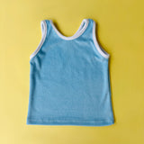 Terry Cloth Tank Top - Blue