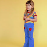 Strawberry Pocket Bell Bottom Pants