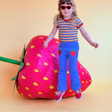 Strawberry Pocket Bell Bottom Pants