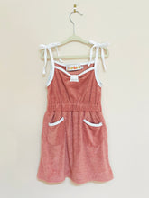 Load image into Gallery viewer, Terry Cloth Summer Dress — Dusty Pink