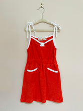 Load image into Gallery viewer, Terry Cloth Summer Dress — Tomato