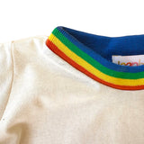 Ringer Tee - Rainbow Trim