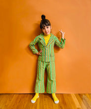 Load image into Gallery viewer, groovy 70s striped boys suit