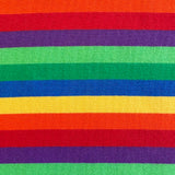 closeup of toddler rainbow shirt