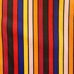 close up of vintage vertical stripes fabric on boys suit