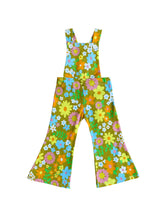 Load image into Gallery viewer, toddler flower power 70s bell bottom outfit 