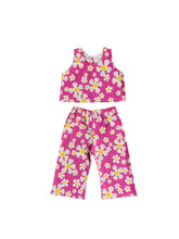 Load image into Gallery viewer, Pink Flower Power Pants Set
