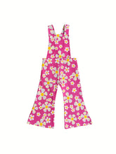 Load image into Gallery viewer, pink groovy flower power hippie baby outfit