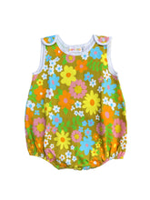 Load image into Gallery viewer, 1960s vintage baby flower power romper