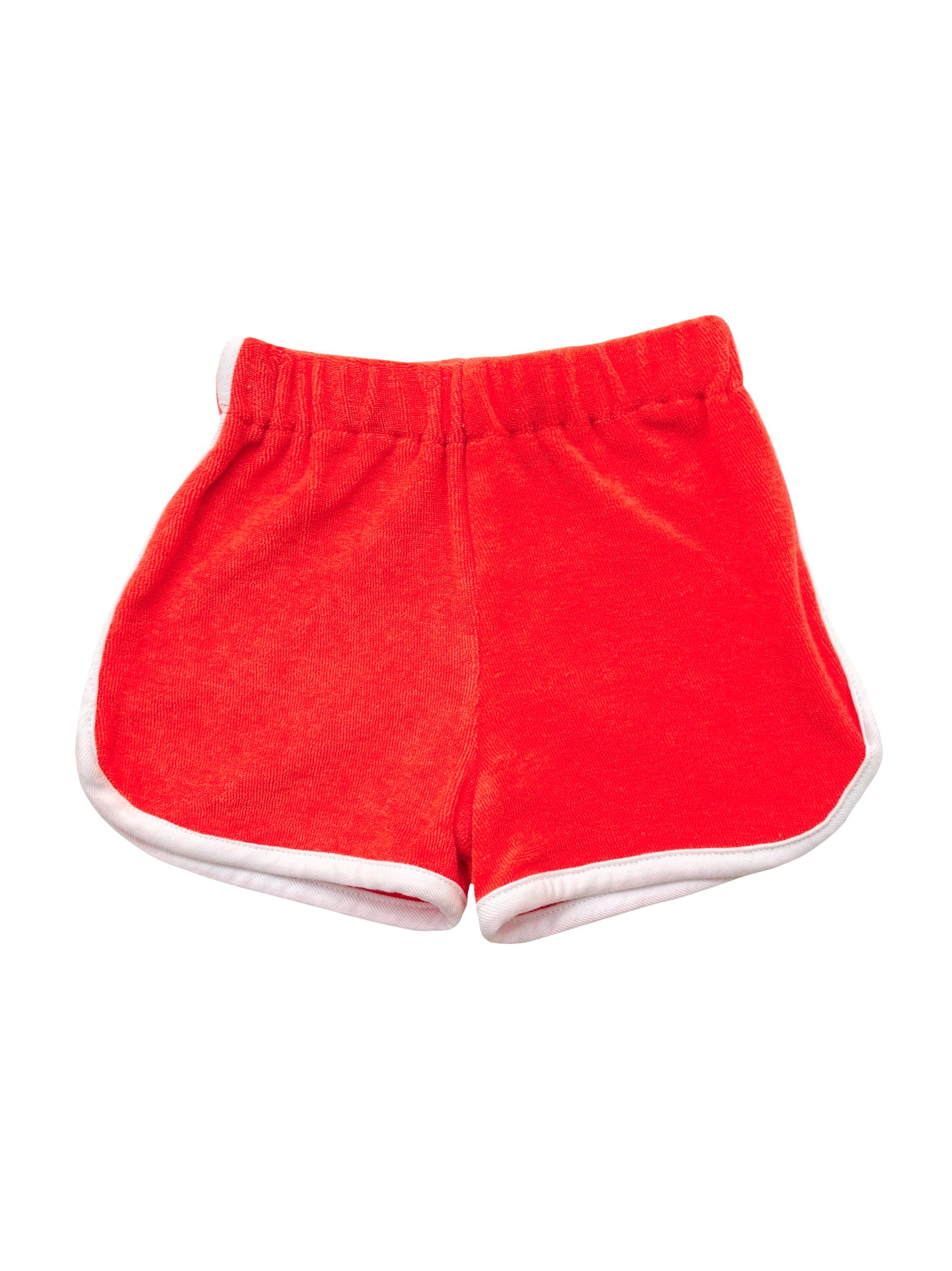 70s Jogger Shorts — Tomato
