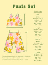 Load image into Gallery viewer, 1960s Flower Power Pants Set