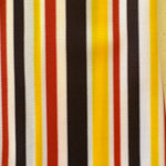 closeup of David bowie inspired vintage fabric 