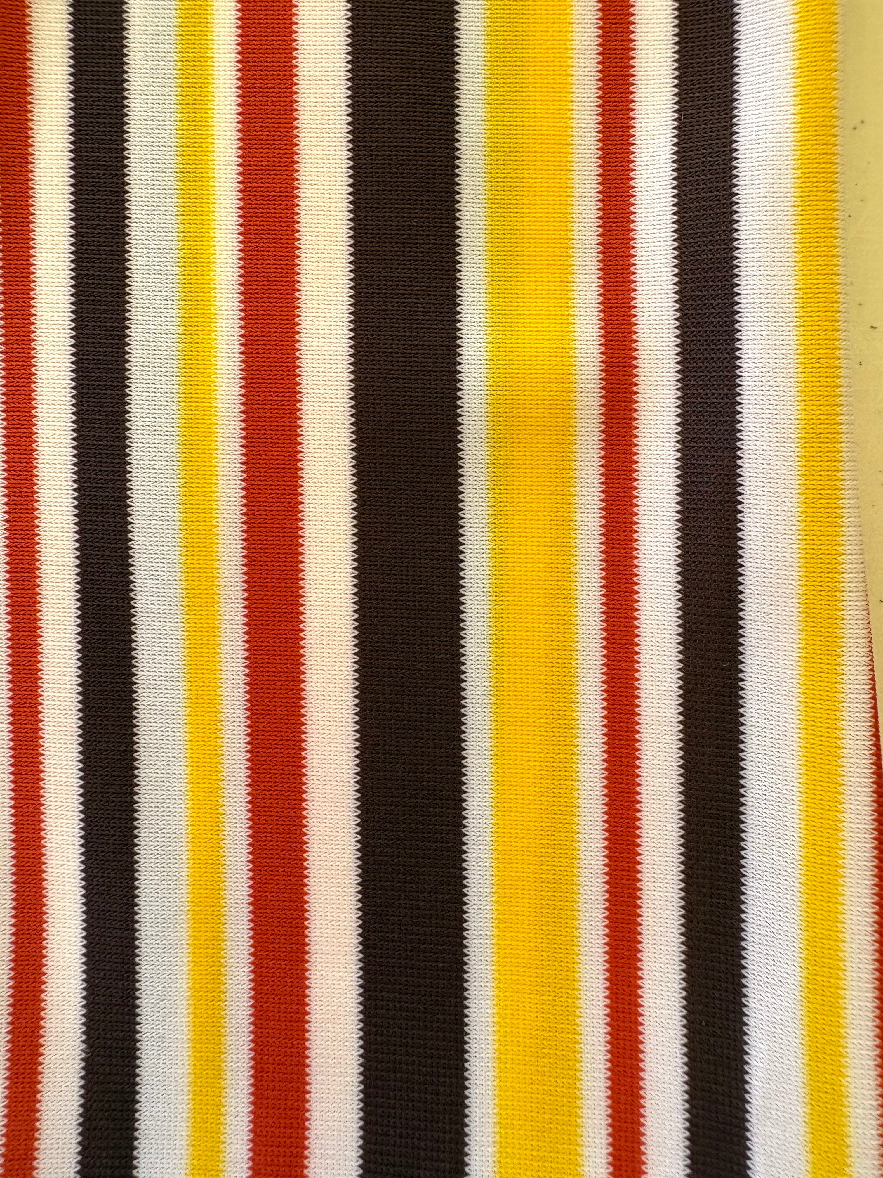 closeup of David bowie inspired vintage fabric 