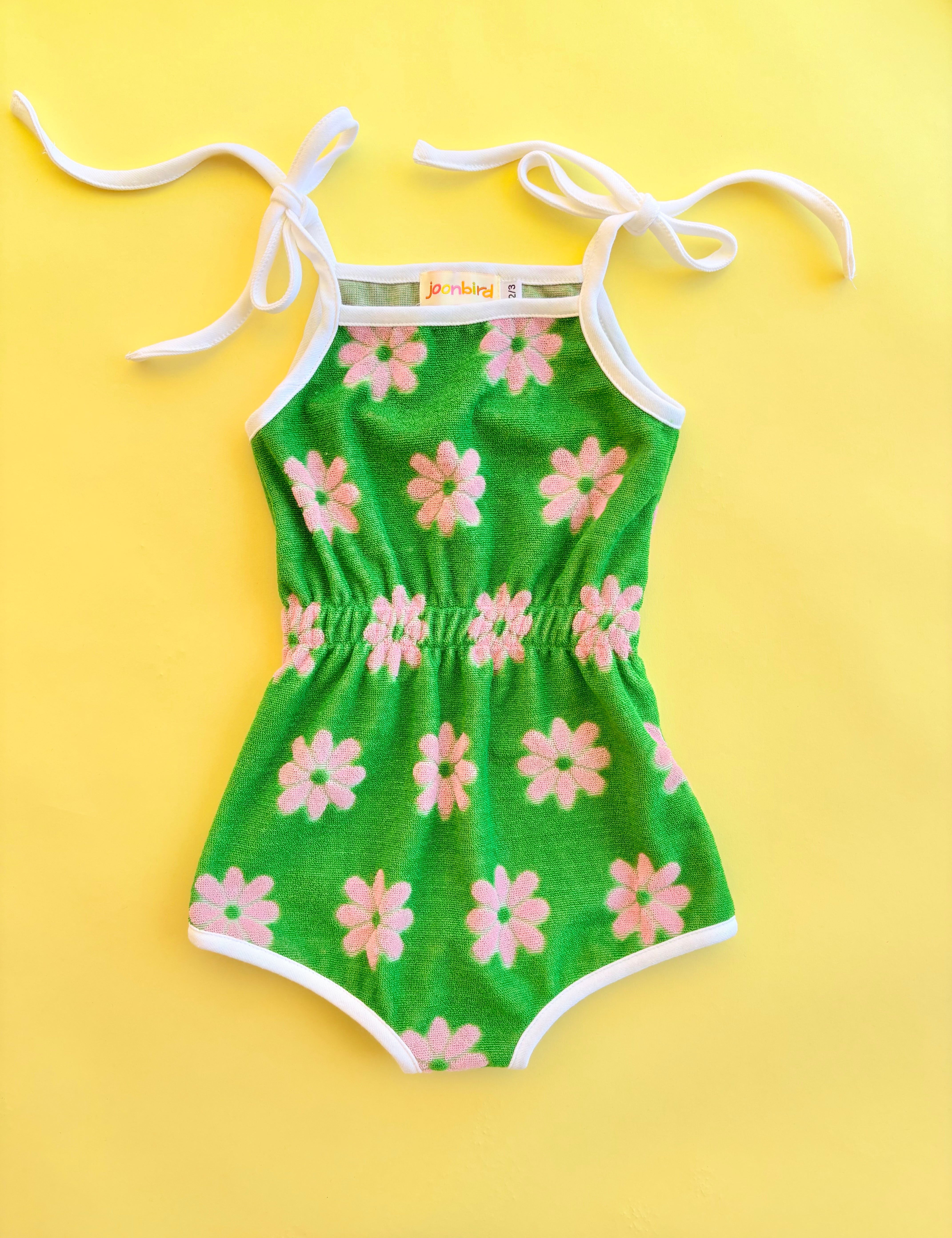 girls toddler floral romper