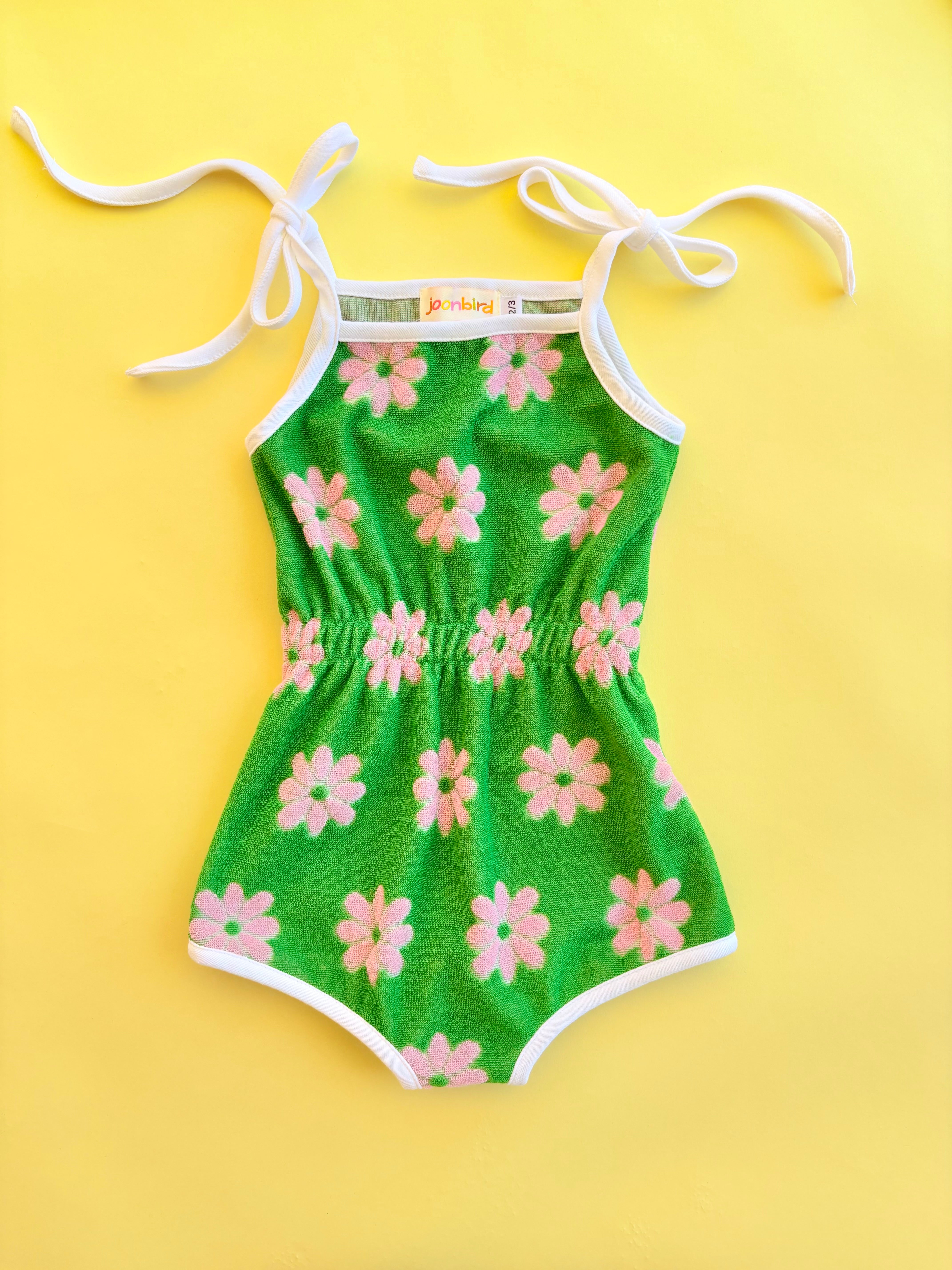 girls toddler floral romper