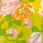 close up of kid flower power pants