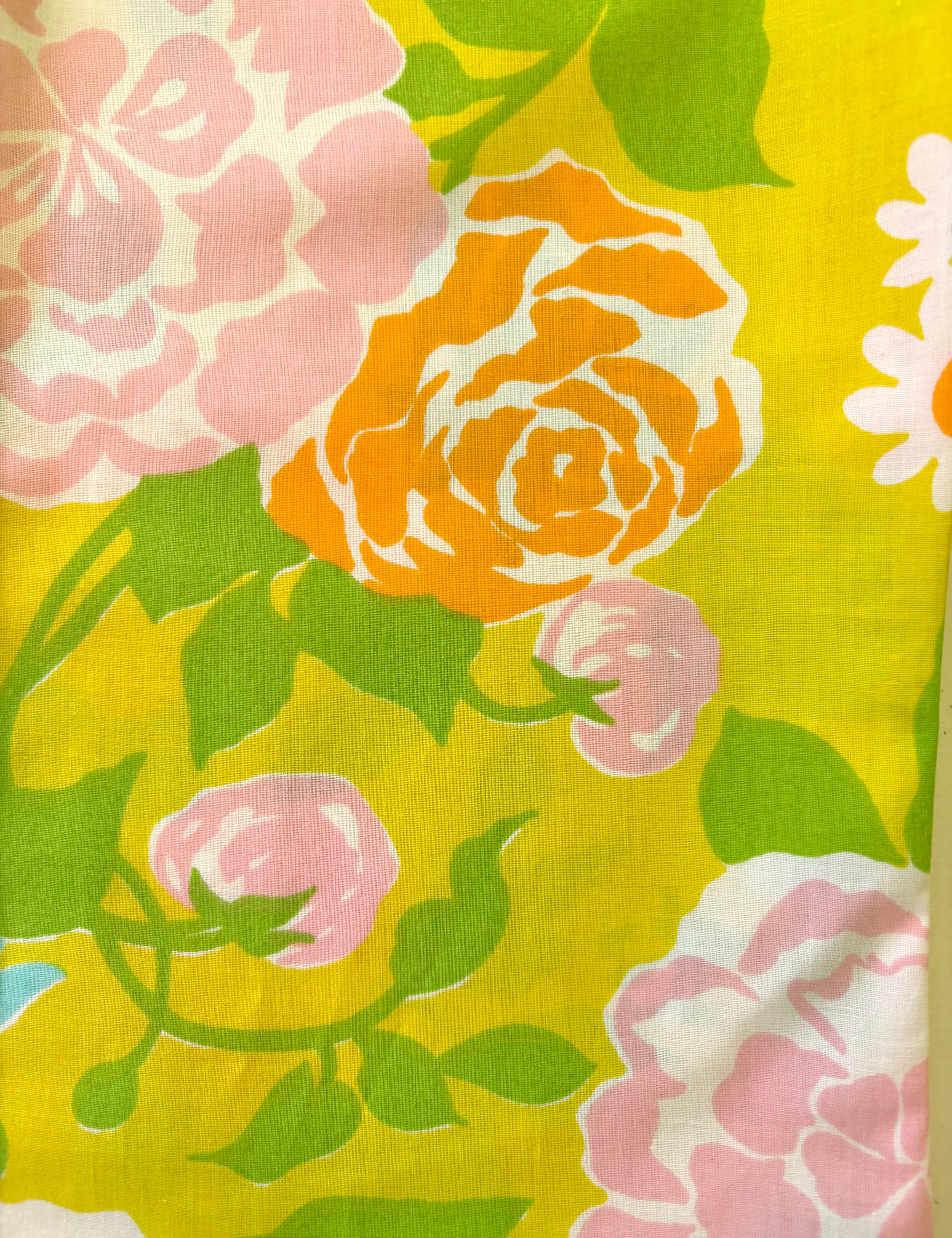 close up of kid flower power pants