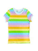 Load image into Gallery viewer, Women’s 80s Tee — Rainbow Sherbet