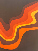 Load image into Gallery viewer, Rad Vintage 1970s Wave Fabric Wall Art