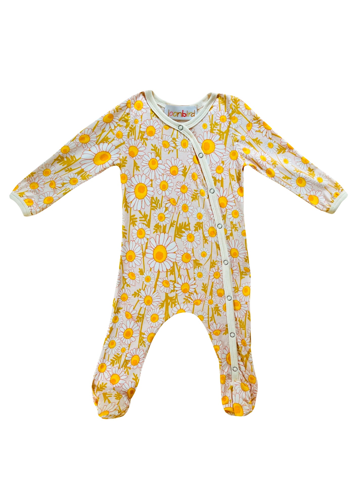 Footed Onesie — Chamomile
