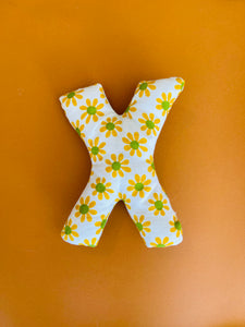 Letter Ornament — X