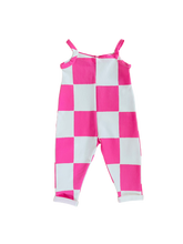 Load image into Gallery viewer, Jumpsuit — Checkered Pink